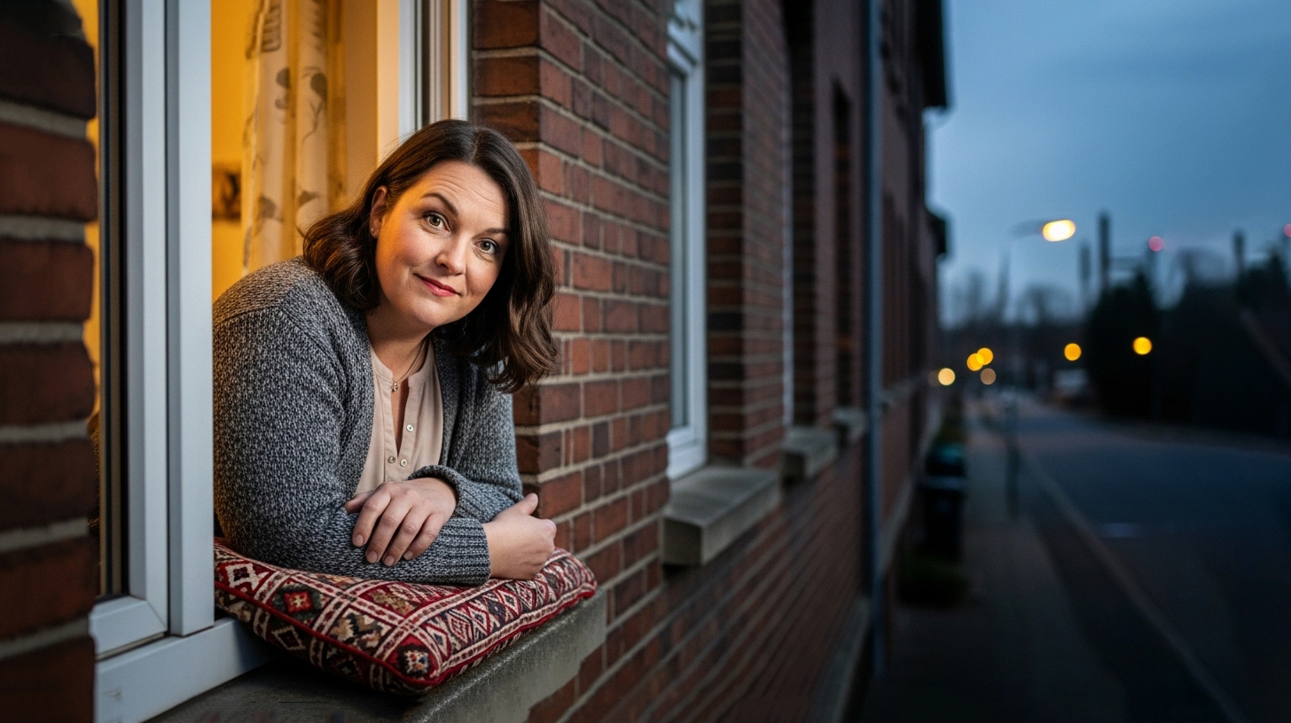 ›Karin am Kissen‹ – das Ende der Kulisse